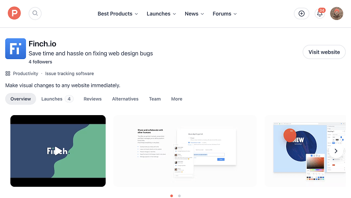 producthunt.com website preview